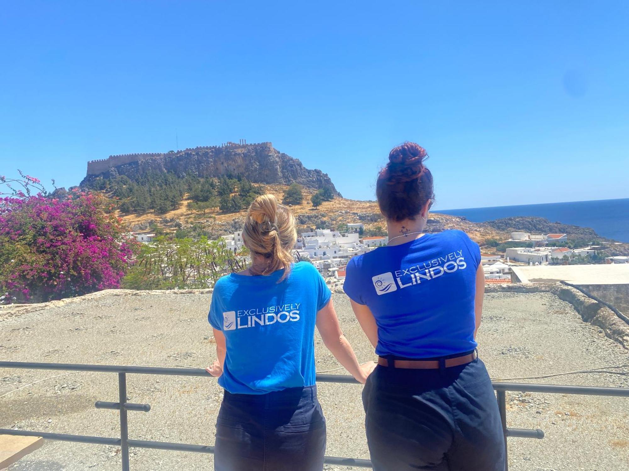 Villa Valasia Lindos With Acropolis View Extérieur photo